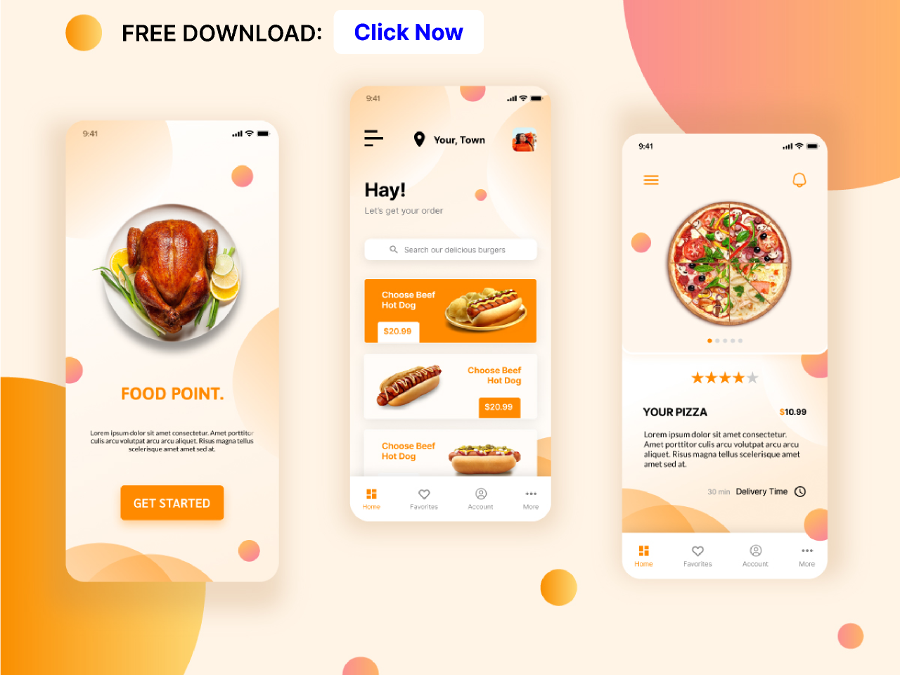 Food Delivery App UI