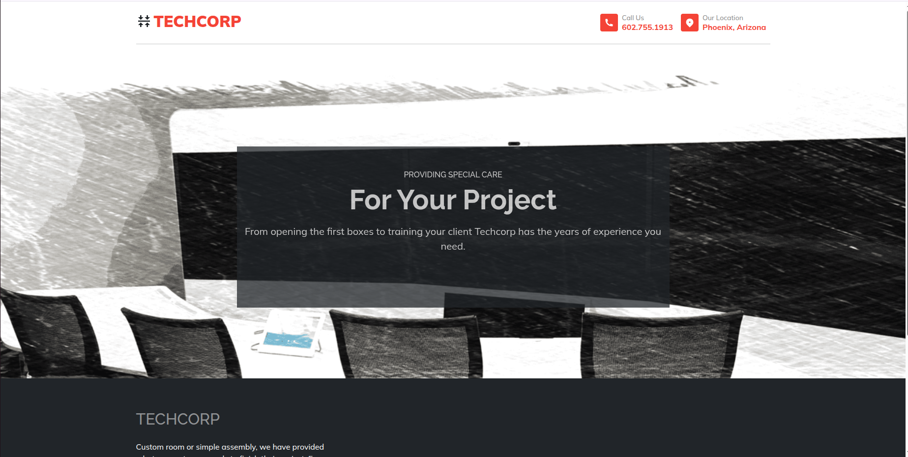TechCorp Corporate Website